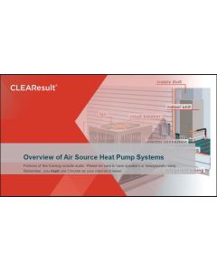 Overview of Air Source Heat Pump Systems